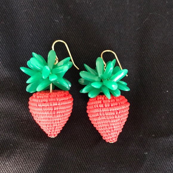 J. Crew Jewelry - J Crew strawberry earrings J. Crew Jewelry - J Crew strawberry earrings